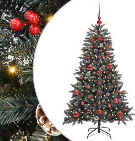 vidaXL Τεχνητό Χριστουγεννιάτικο Δέντρο με 150 LED Πράσινο 120 cm