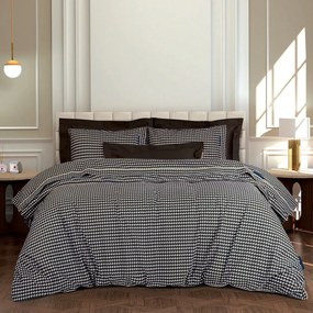 Σεντόνια 2216 (Σετ 4τμχ) Black-Beige Greenwich Polo Club King Size 260x280cm Cotton-Polyester