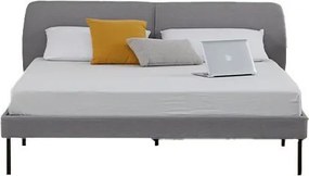Κρεβάτι διπλό Nextdeco Jakarta khaki 160x200xY61εκ.