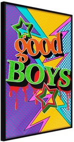 Αφίσα - Good Boys - 20x30 - Μαύρο - Χωρίς πασπαρτού