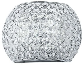 Φωτιστικό Τοίχου - Απλίκα Planet I-PLANET/AP 2xG9 20x15cm Chrome Luce Ambiente Design Crystal, Metal