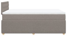 ΚΡΕΒΑΤΙ BOXSPRING ΜΕ ΣΤΡΩΜΑ TAUPE 120X190 ΕΚ. ΥΦΑΣΜΑΤΙΝΟ 3287413