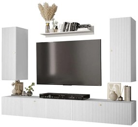 Σύνθεση Τηλεόρασης Waldi Riflo Slim II 162578039 205x40x100cm White-Gold