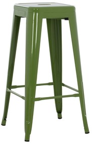 ΣΚΑΜΠΟ ΜΠΑΡ ΜΕΤΑΛΛΙΚΟ MELITA-PRO HM8642.53 ΣΕ LIGHT OLIVE GREEN 43x43x78Υεκ. (1 Τεμμάχια)
