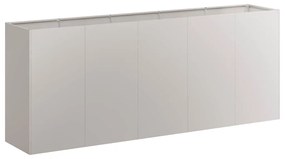 vidaXL Ζαρντινιέρα 200x40x80 εκ. Ατσάλι Σκληρυθέν στον Αέρα