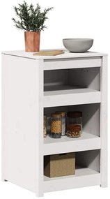 vidaXL Ντουλάπα Κουζίνας Λευκό 55 x 55 x 92 cm Μασίφ ξύλο πεύκου