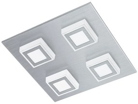 Φωτιστικό Τοίχου - Οροφής Masiano Led 94508 Silver Eglo Metal