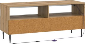 vidaXL Ντουλάπα LED Τηλεόρασης Artisan Δρυς Επεξεργασμένο Ξύλο