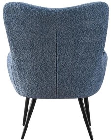 Πολυθρόνα C-06 Fylliana με Μεταλλικά Πόδια Σιέλ 80x75x97 εκ. 80x75x97 εκ.