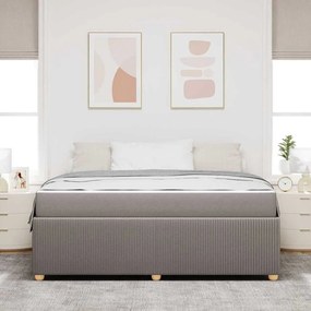 vidaXL Σκελετός Κρεβατιού Taupe 180 x 200 cm ύφασμα