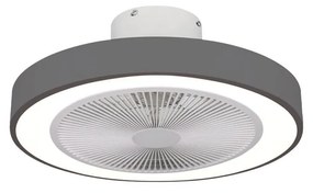 ESTIA 06-30162 ΑΝΕΜΙΣΤΗΡΑΣ ΟΡΟΦΗΣ HALO FLOW 50cm 15w ΜΕ CCT LED ΦΩΤΙΣΜΟ 45W & ΤΗΛΕΧΕΙΡΙΣΤΗΡΙΟ ΓΚΡΙ