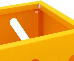 vidaXL Βάση ομπρέλας βροχής Μουσταρδί 28 x 12 x 41 εκ Ατσάλι