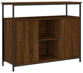 vidaXL Συρταριέρα Καφέ Δρυς 100x35x80 εκ. από Επεξεργασμένο Ξύλο