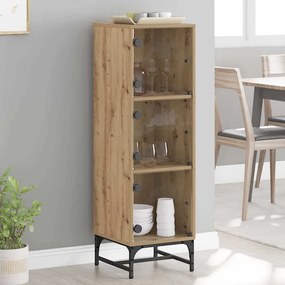 vidaXL Πλαϊνό γραφείο Artisan Oak 35 x 37 x 117 εκ.