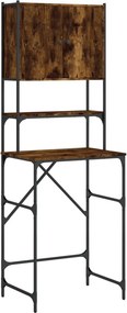 vidaXL Ντουλάπι Πλυντηρίου Καπνιστή Δρυς 68x48,5x194 εκ.