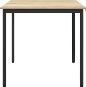vidaXL Τραπεζαρίες 80 x 80 x 75 cm Επεξεργασμένο Ξύλο Sonoma Δρυς