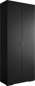 Ντουλάπα Inova IV 100 Δίφυλλη-Μαύρο