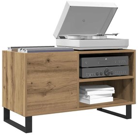 vidaXL Δισκοθήκη Δρυς τεχνίτης 84,5x38x48 εκ. από Επεξεργασμένο Ξύλο