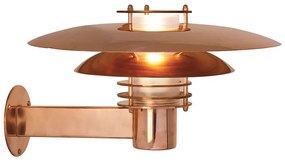 Φωτιστικό Τοίχου Phoenix 24381030 42,5x22cm 1xE27 16W IP54 Copper Nordlux Copper,Plastic