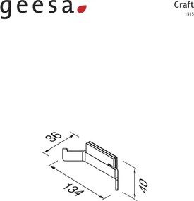 Geesa Craft 1515 Chrome -  Άγκιστρο Διπλο