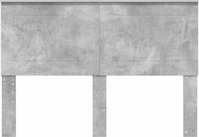 vidaXL Κεφαλάρι Σκυρόχρωμο Γκρι 100 cm Μηχανικά επεξεργασμένο ξύλο