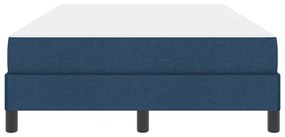 vidaXL Κρεβάτι με ελατήρια με στρώμα Μπλε 120 x 190 cm ύφασμα