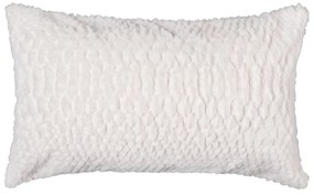Γούνινη Διακοσμητική Μαξιλαροθήκη (30x50) Silk Fashion NX201 Ivory