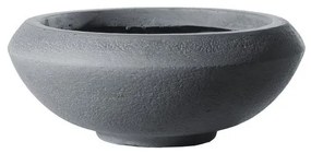 Supergreens Γλάστρα Πήλινη Οβάλ "Bastion" Γκρι M 43x43x18 εκ.