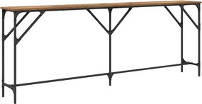 vidaXL Τραπέζι κονσόλας Παλιό Ξύλο 200 x 29 x 75 cm