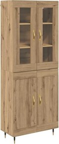 vidaXL Highboard 2 pcs Artisan Oak 69,5 x 34 x 180 εκ.
