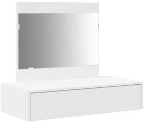 vidaXL Τραπέζι περιποίησης Λευκό 83 x 40 x 70 εκ Επεξεργασμένο ξύλο