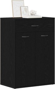 vidaXL Ράφι Παπουτσιών 60 x 35 x 84 εκ. Επεξεργασμένο Ξύλο Μαύρη Οξυά