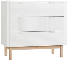 Βρεφική συρταριέρα Miloo Λευκή