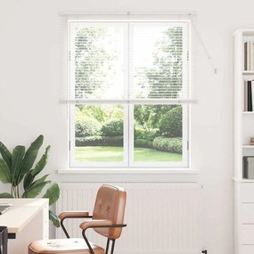 vidaXL Βενετσιάνικες Ρόδες Λευκό 175 x 120 εκ Αλουμίνιο