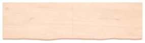 vidaXL Ράφι Τοίχου 180x50x(2-6) εκ. από Ακατέργαστο Μασίφ Ξύλο Δρυός
