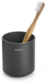 Brabantia MindSet υποδοχή οδοντόβουρτσας 1005684, Εύκολος καθαρισμός, Μεγάλο άνοιγμα, Ορυκτή επίστρωση, Σκούρο γκρι