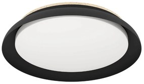 Φωτιστικό Οροφής - Πλαφονιέρα Penjamo 1 900857 46,5x6,5cm Led 3000K IP20 Black Eglo