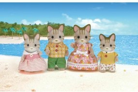 Εικόνες σε δράση Sylvanian Families Striped Cat Family