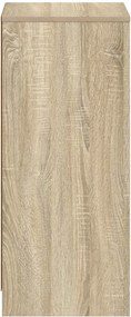vidaXL Ντουλάπι Μπάνιου Sonoma Δρυς 35 x 36,5 x 85 εκ.