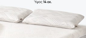 Μαξιλάρι iSleep, Athletic (Πλενόμενο), 70x40x12