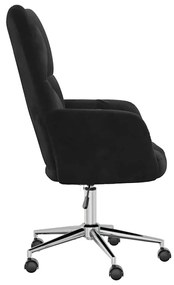 vidaXL Πολυθρόνα Relax Μαύρη Βελούδινη