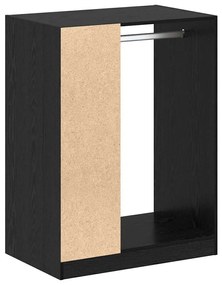 vidaXL Ντουλάπι με ράφι Μαύρη δρυς 77 x 48 x 102 cm Επεξεργασμένο ξύλο