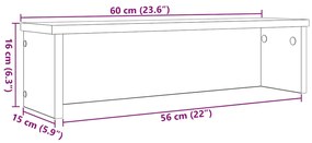 ΡΑΦΙ ΚΟΥΖΙΝΑΣ ΣΤΟΙΒΑΖΟΜΕΝΟ ΚΑΦΕ ΔΡΥΣ 60X15X16 ΕΚ. 860511