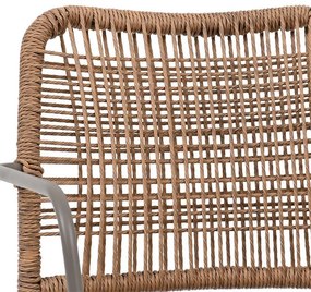 Καρέκλα Leana Fylliana Καφέ 56x59x80 εκ. 56x59x80 εκ.