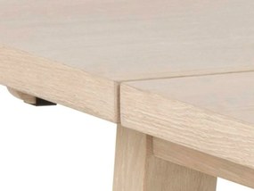 Τραπέζι Oakland C103, Ελαφριά δρυς, 75x95x200cm, 61 kg, Φυσικό ξύλο καπλαμά, Πλαστικοποιημένη μοριοσανίδα, Πλαστικοποιημένη μοριοσανίδα, Ξύλο