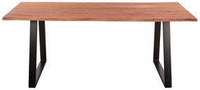 ΤΡΑΠΕΖΙ ΤΡΑΠΕΖΑΡΙΑΣ SOFIA SLIM HM8501.11 ΑΠΟ ΜΑΣΙΦ ΞΥΛΟ ΑΚΑΚΙΑΣ 200x100x77Υ εκ.