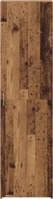 vidaXL Highboard Παλιό ξύλο 50 x 42,5 x 185 εκ.