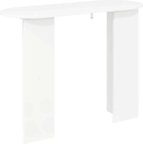 vidaXL Τραπέζι κονσόλας Λευκό 100 x 39,5 x 75 εκ Επεξεργασμένο Ξύλο