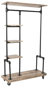 Έπιπλο Εισόδου Home ESPRIT Καφέ Μαύρο 104 x 40 x 175 cm