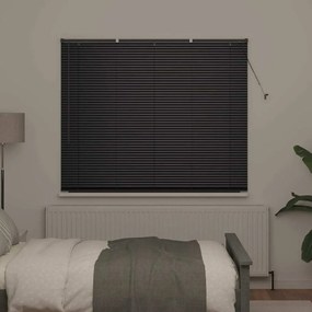 vidaXL Ρολό Παραθύρου με κουρτίνες Άλλο Μαύρο 160 x 175 cm Αλουμίνιο
